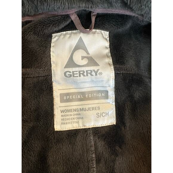 Gerry Softshell Belted Jacket Womens S Removable Hood Warm Faux Fur Coat - Picture 8 of 10